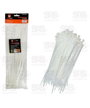 Abraçadeira De Nylon 7,6X300mm 50 Unidades TRY-0081