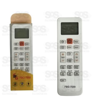 Controle Remoto Para Ar Condicionado Samsung FBG-7068