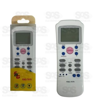 Controle Remoto Para Ar Condicionado Carrier FBG-7070