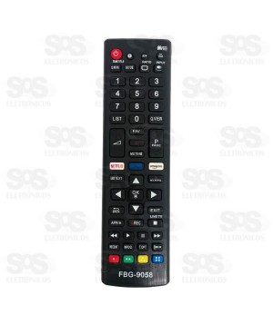 Controle Remoto LG Smart Netflix/Amazon FBG-9058