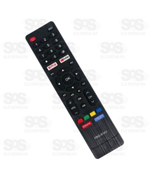 Controle Remoto TV Cobia Youtube/Netflix/Prime/Globoplay FBG-9143