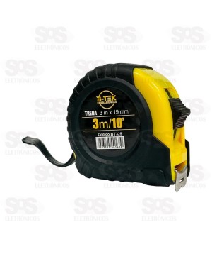 Trena Emborrachada Com Trava 3Mx19MM B-Tek BT-325