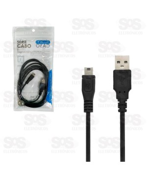 Cabo USB Para Mini USB V3 2 Metros IT-Blue LE-801