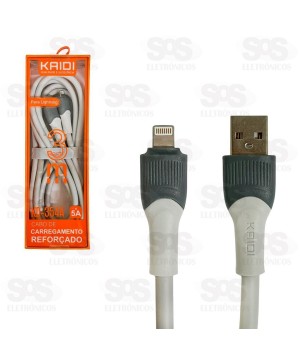 Cabo Reforçado 30W Iphone 3 Metros Kaidi KD-354A