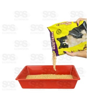 Areia Sanitária Tradicional 4kg Pet Toys 6287