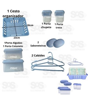 Kit Organizador Baby Com 9 Peças 415