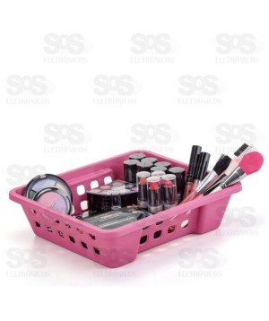 Caixa Organizadora Multiuso 23x26x6,6 cm Cores Variadas 136