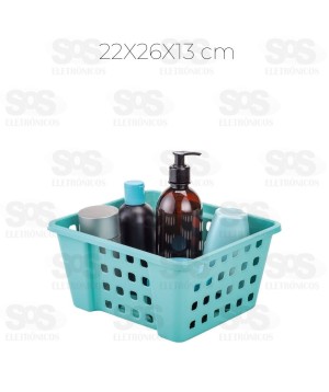 Caixa Organizadora Multiuso 23x26x13 cm Cores Variadas 137