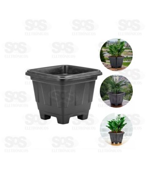 Vaso Quadrado 1 Litro Cores variadas 234