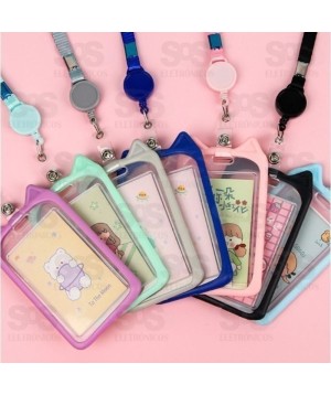 Porta Cartão de Identificação Crachá Gatinho HX6639