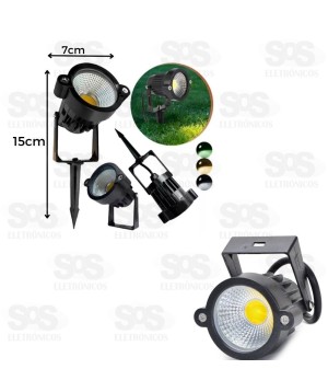 Espeto De Jardim Led 7W Branco Quente Maxbom 6086-13