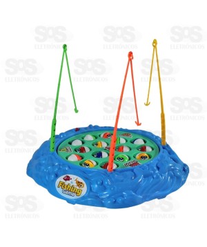 Pega Peixe Infantil Eletrônico Toy King TK-AB8093