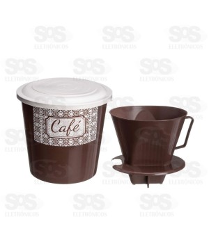 Kit Café Com Porta Filtro Plasmarc 289