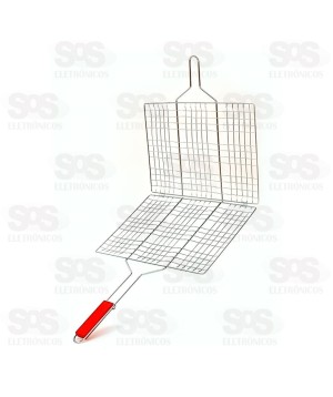 Grelha Para Churrasco 34x23CM Caerus CRS-2316