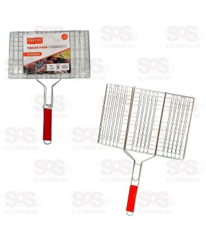 Grelha Para Churrasco 31x20CM Caerus CRS-2314
