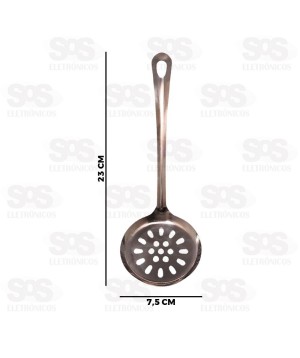 Escumadeira Aço Inox 23x7,5CM Caerus CRS-2752