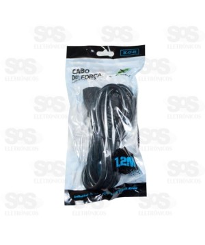 Cabo De Força Tripolar 1.20 Metros X-Cell XC-CF-01	
