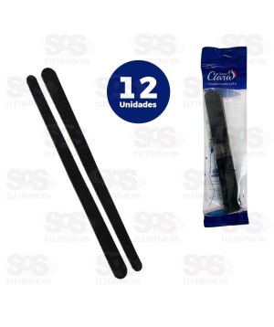 Kit Lixas Pretas Para Unhas 12 Unidades Santa Clara 171