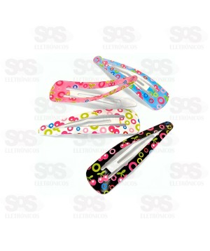 Cartela Tic-Tac De Cabelo 12 Unidades Santa Clara