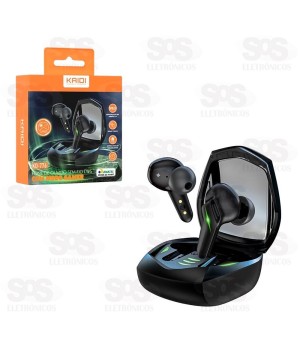 Fone de Ouvido Gamer Sem Fio TWS IPX4 Kaidi KD-776