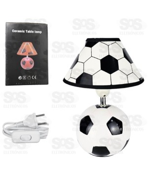  Abajur Infantil de Cerâmica Bola Top ùtil TOP1496