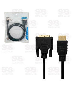 Cabo DVI Para HDMI 3 Metros It-Blue LE-6626-3M