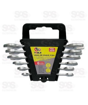 Kit Chave Fixa 6 a 17mm 6 Peças FBG 3215