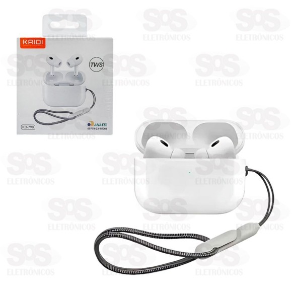 Fone De Ouvido Sem Fio Bluetooth IPX4 Kaidi KD-790