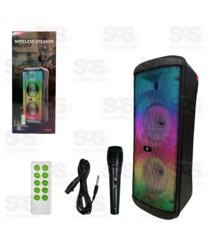 Caixa De Som Sem Fio 50W Grave e Agudo KTS-1626