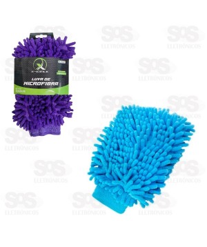 Luva de Microfibra Para Limpeza X-Cell XC-PN-02