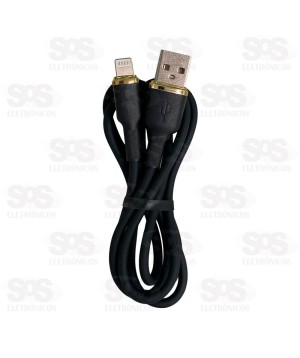 Cabo De Dados USB Para Iphone 3A 1 Metro Kaidi KD-352A