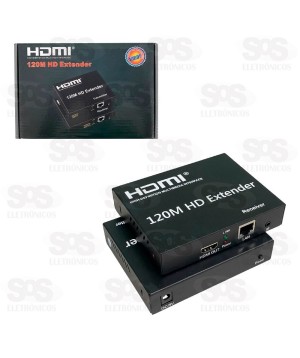 Extensor HDMI 120 Metros RJ45 1080P