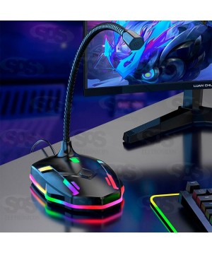 Microfone Gamer de Mesa RGB Altomex AL-M55