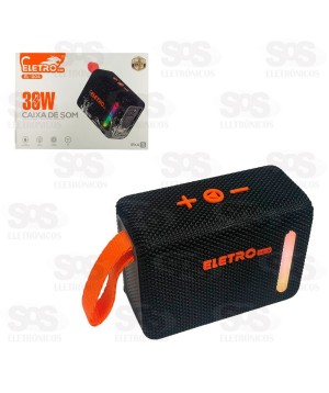 Caixa De Som 30W Proteção IPX4 Eletromex EL-1104