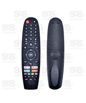 Controle Remoto Multilaser Netflix /Youtube EL-7806