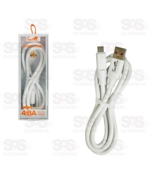 Cabo De Dados Micro USB V8 4.8A 1 Metro Eletromex EL-3131-V8