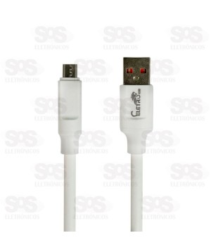 Cabo De Dados Micro USB V8 4.8A 1 Metro Eletromex EL-3131-V8