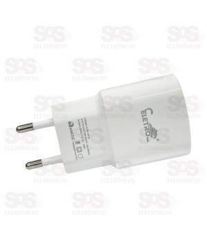 Carregador 3.1A Com Cabo De Iphone Eletromex EL-4015-I5