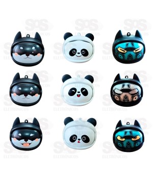 Caixa de Som 10W Bluetooth Muda Rostinho Fofo Eletromex EL-1098