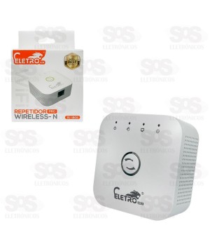 Repetidor De Sinal Wi-Fi 300Mbps Eletromex EL-1806
