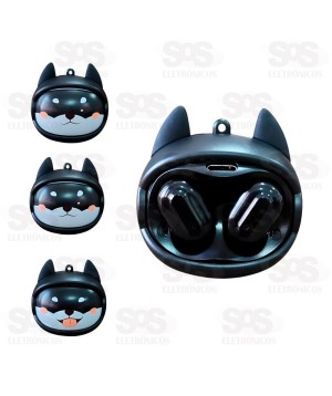 Fone De Ouvido Muda Rostinho Fofo Bluetooth Eletromex J-60