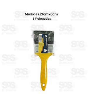 Pincel Multiuso Trincha 3 Polegadas Barcelona BAR-353006