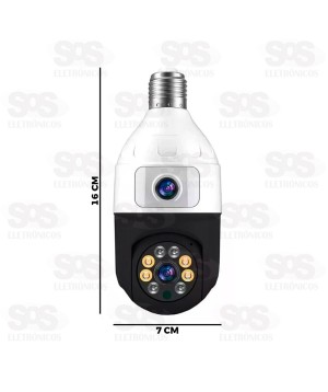 Câmera De Segurança WiFi Inteligente Inova MD-12773