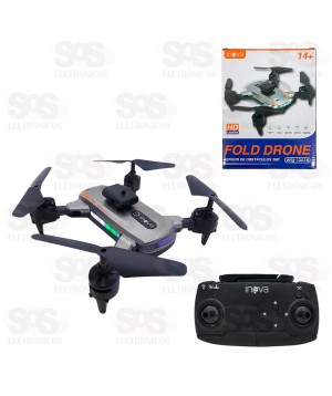 Drone Profissional Recarregável Com Câmera HD Inova WRJ-12616