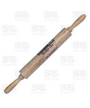 Rolo de Abrir Massas de Madeira Top Útil TOP1890