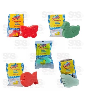 Esponja De Banho Infantil Mais Esponflora 421