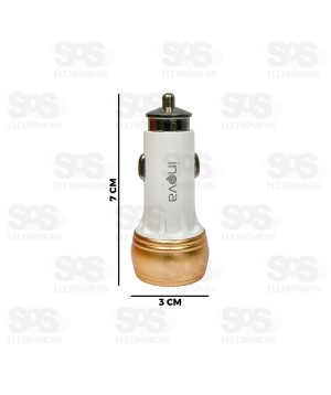 Carregador Veicular 45W Cabo Iphone Inova GL19-A