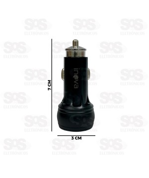 Carregador Veicular 45W Cabo Type C Inova GL19-C