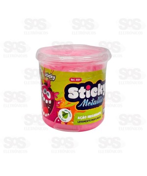 Slime Metallic 130g Caixa Com 12 Unidades Sticky Toys 021