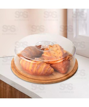 Boleira de Bambu 28x9CM Caerus CRS-2312